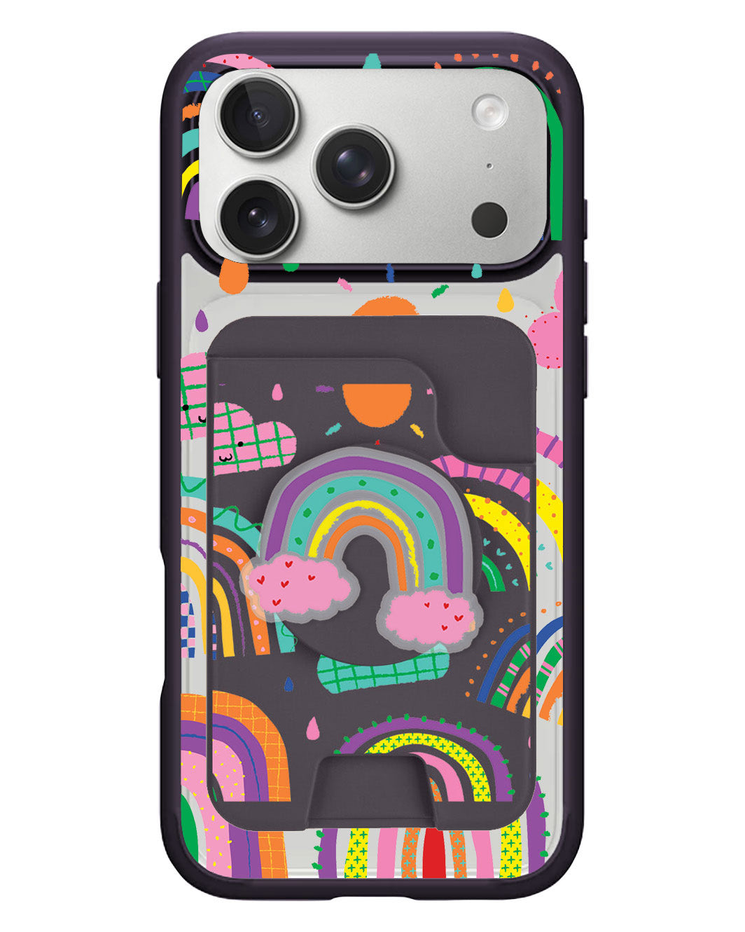 iPhone Magpop Wallet - Rainbow