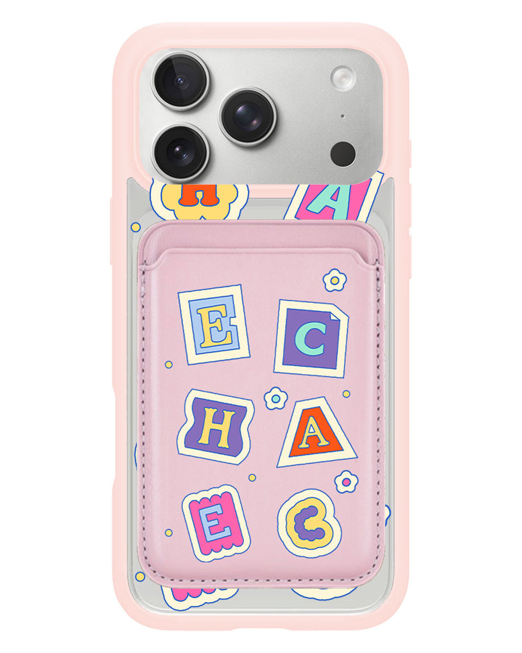 iPhone Magnetic Wallet Case - Adorable Monogram 3.0