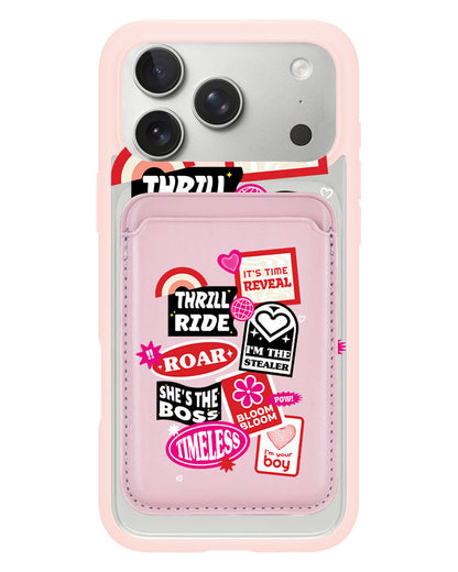 iPhone Magnetic Wallet Case - The Boyz Song Sticker Pack