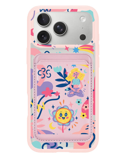 iPhone Magnetic Wallet Case - Heather