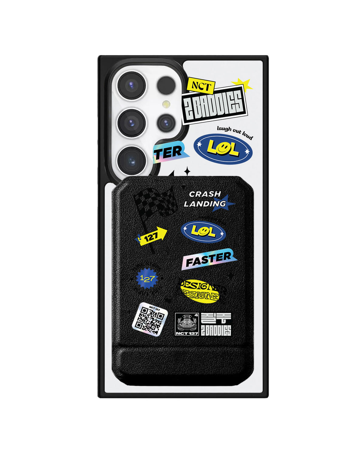 Android Magnetic Multifold Wallet - NCT127 Sticker Pack