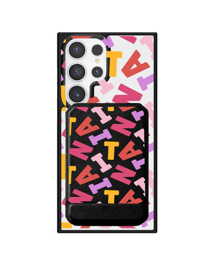 Android Magnetic Multifold Wallet - Scattered Monogram 1.0