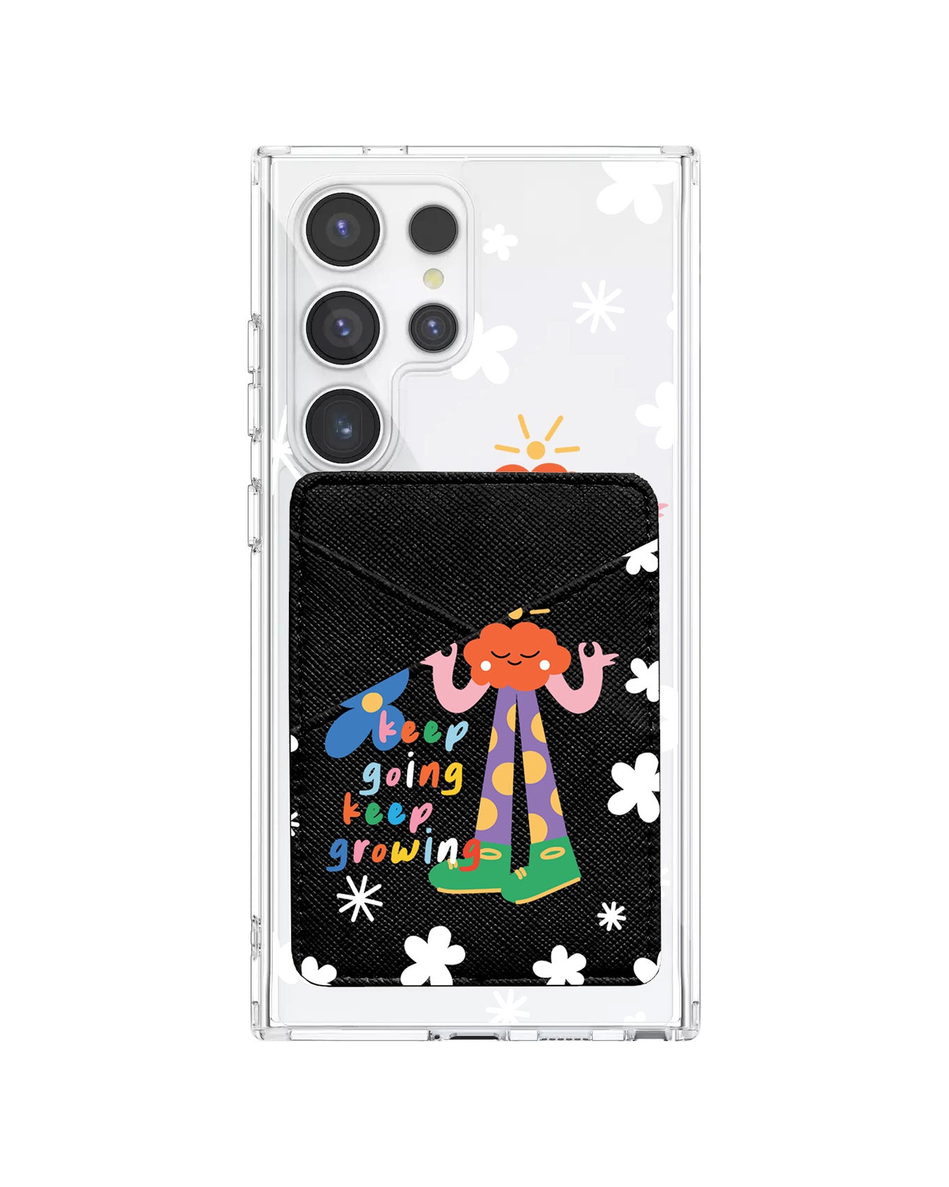 Android Phone Wallet Case - Keep Growing
