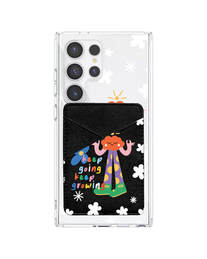 Android Phone Wallet Case - Keep Growing