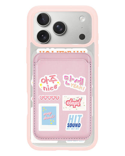iPhone Magnetic Wallet Case - Seventeen Sticker Pack