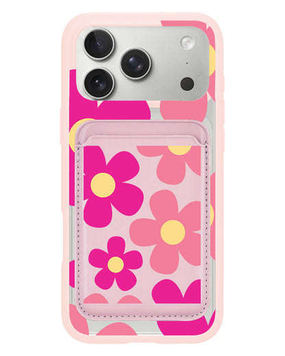 iPhone Magnetic Wallet Case - Daisy Delight