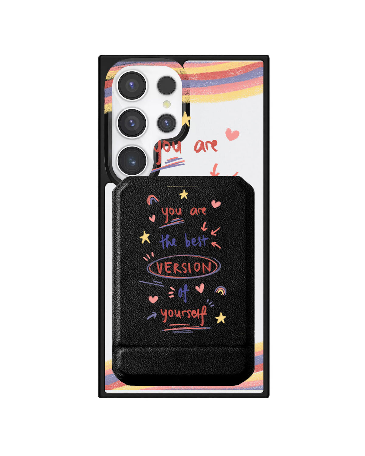 Android Magnetic Multifold Wallet - Love Yourself