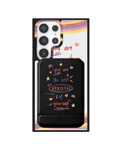 Android Magnetic Multifold Wallet - Love Yourself