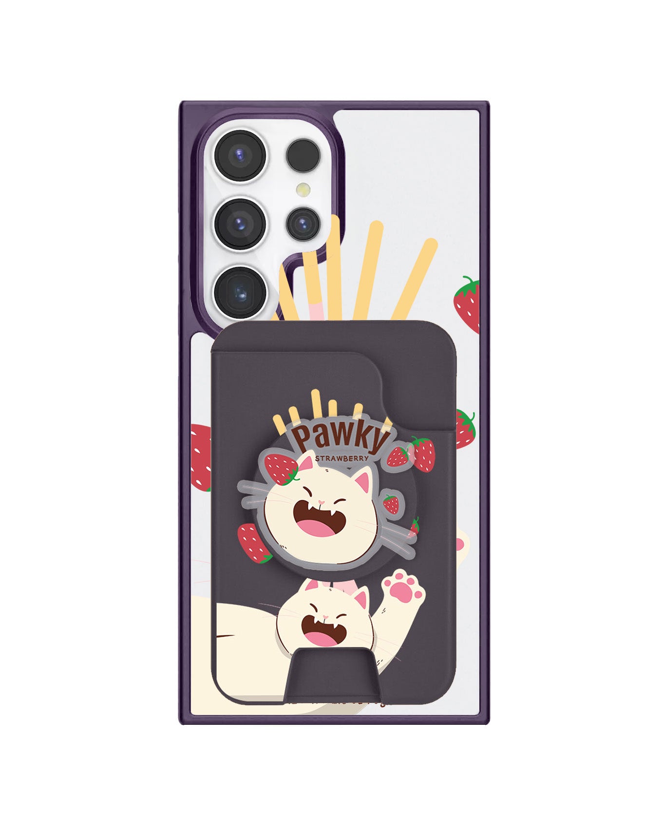 Android Magpop Wallet - Pawky Cat