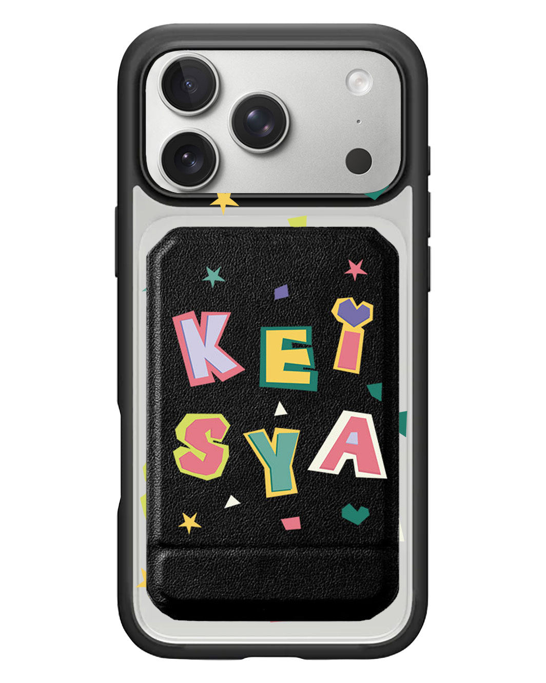 iPhone Magnetic Multifold Wallet - Adorable Monogram 4.0