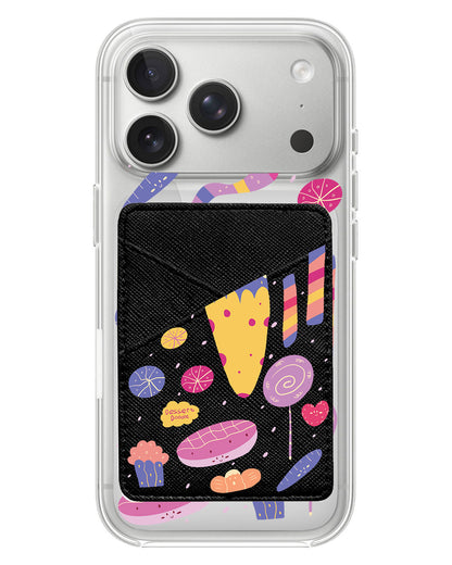 iPhone Phone Wallet Case - Dessert Doodle