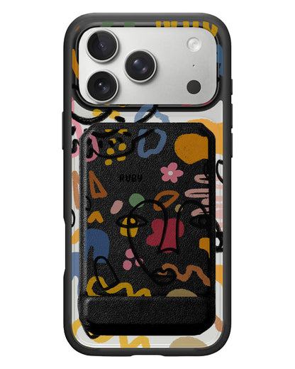 iPhone Magnetic Multifold Wallet - Abstract 4.0
