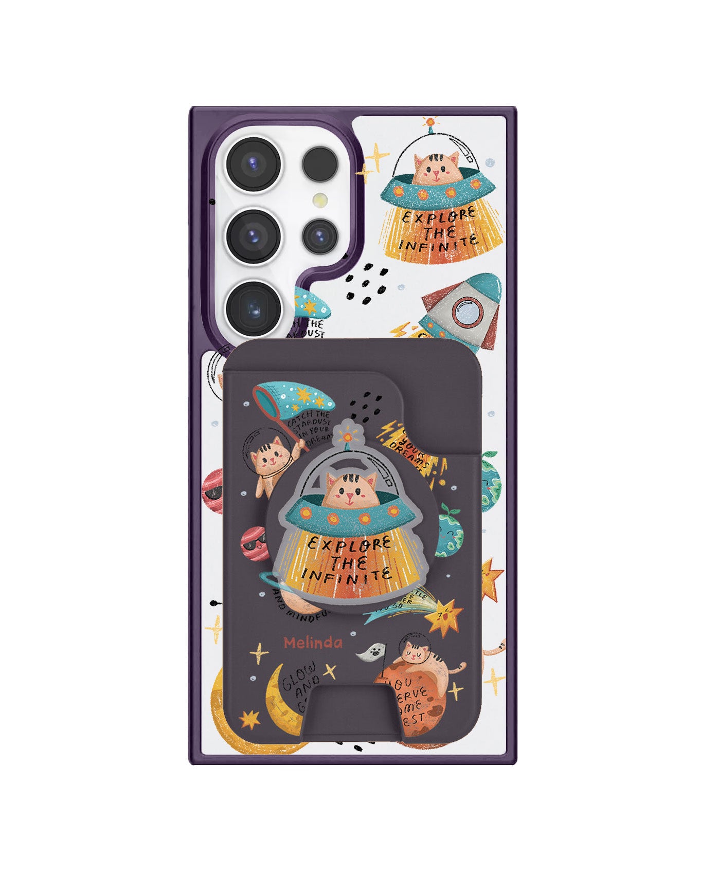 Android Magpop Wallet - Spaceship