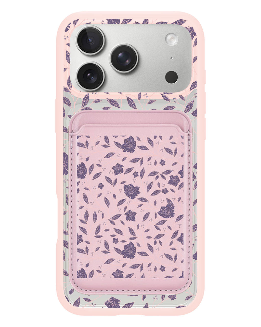 iPhone Magnetic Wallet Case - Sketchy Flower 4.0