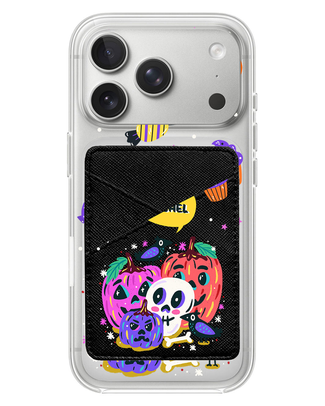 iPhone Phone Wallet Case - Pumpkins Monster