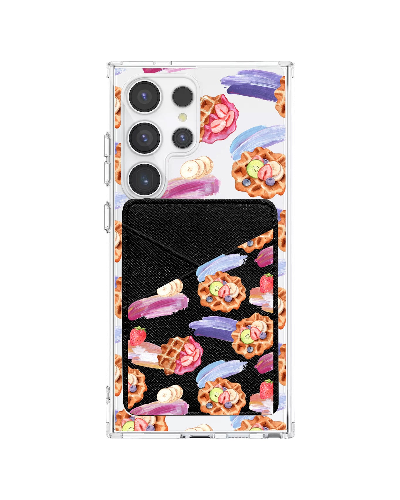 Android Phone Wallet Case - Waffles