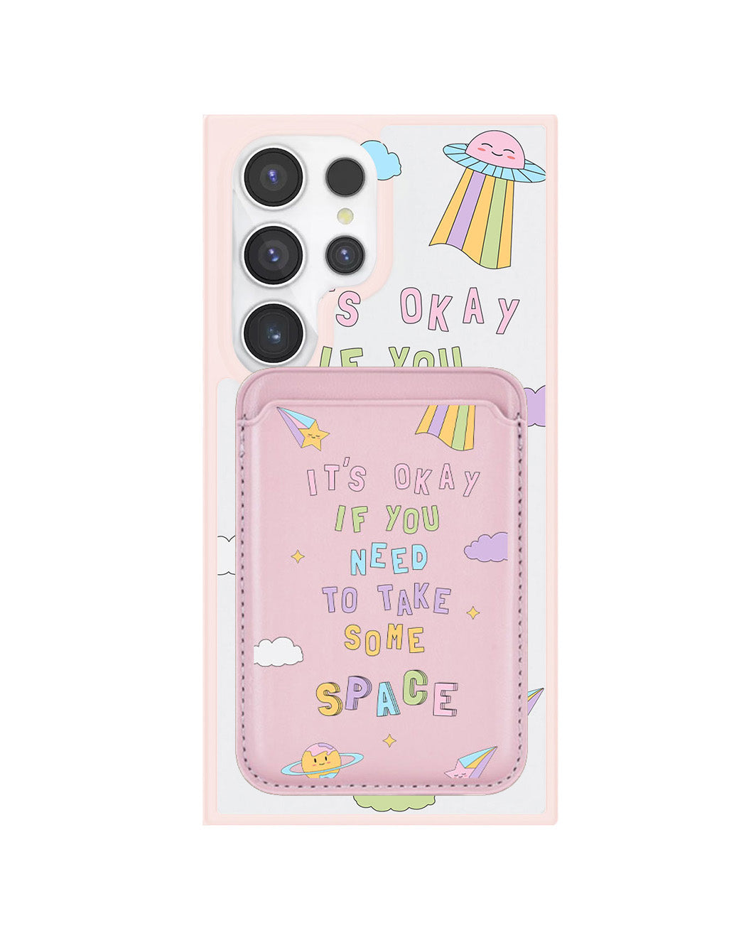Android Magnetic Wallet Case - Space