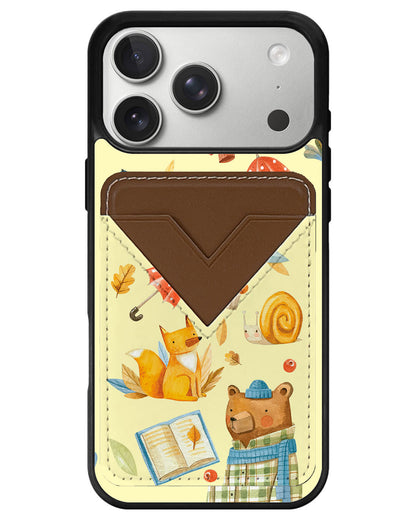 iPhone Avant Wallet Case - Bear & Fox
