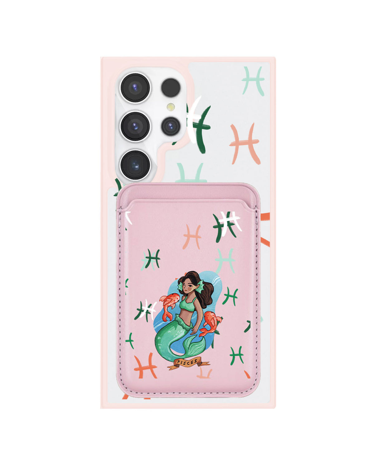 Android Magnetic Wallet Case - Pisces