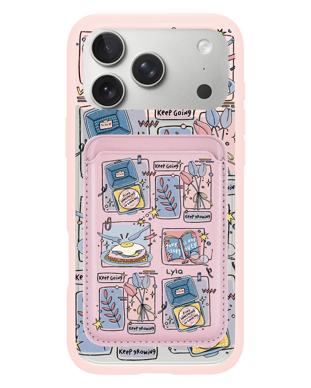 iPhone Magnetic Wallet Case - Grow (Sunnysidearteu)