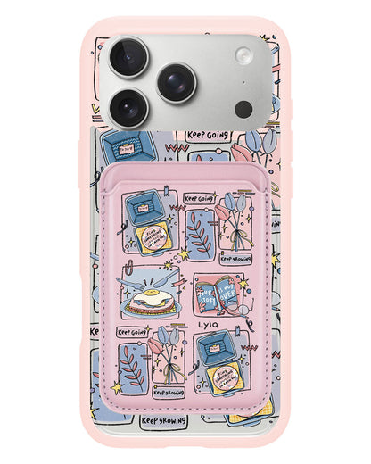 iPhone Magnetic Wallet Case - Grow (Sunnysidearteu)