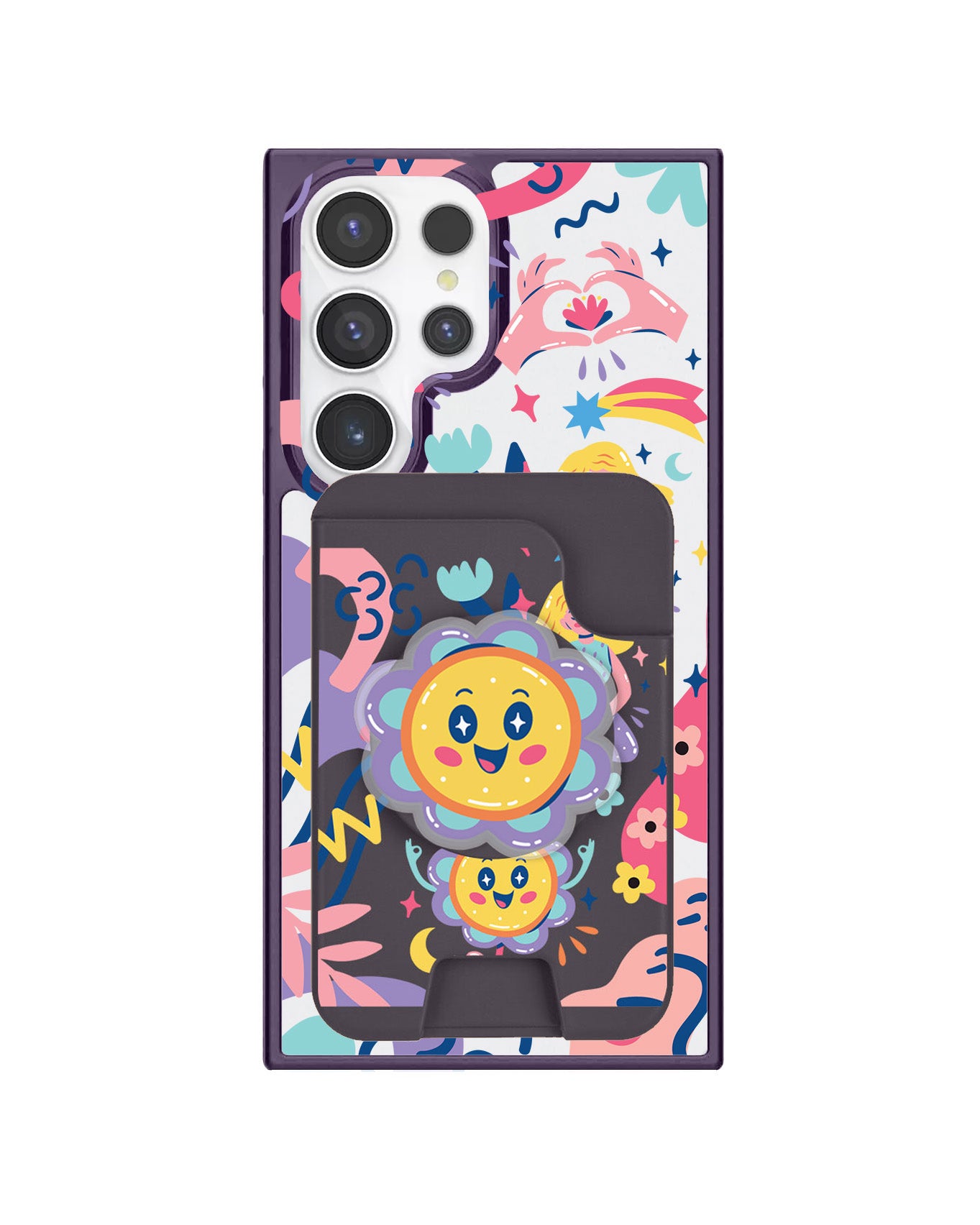 Android Magpop Wallet - Heather