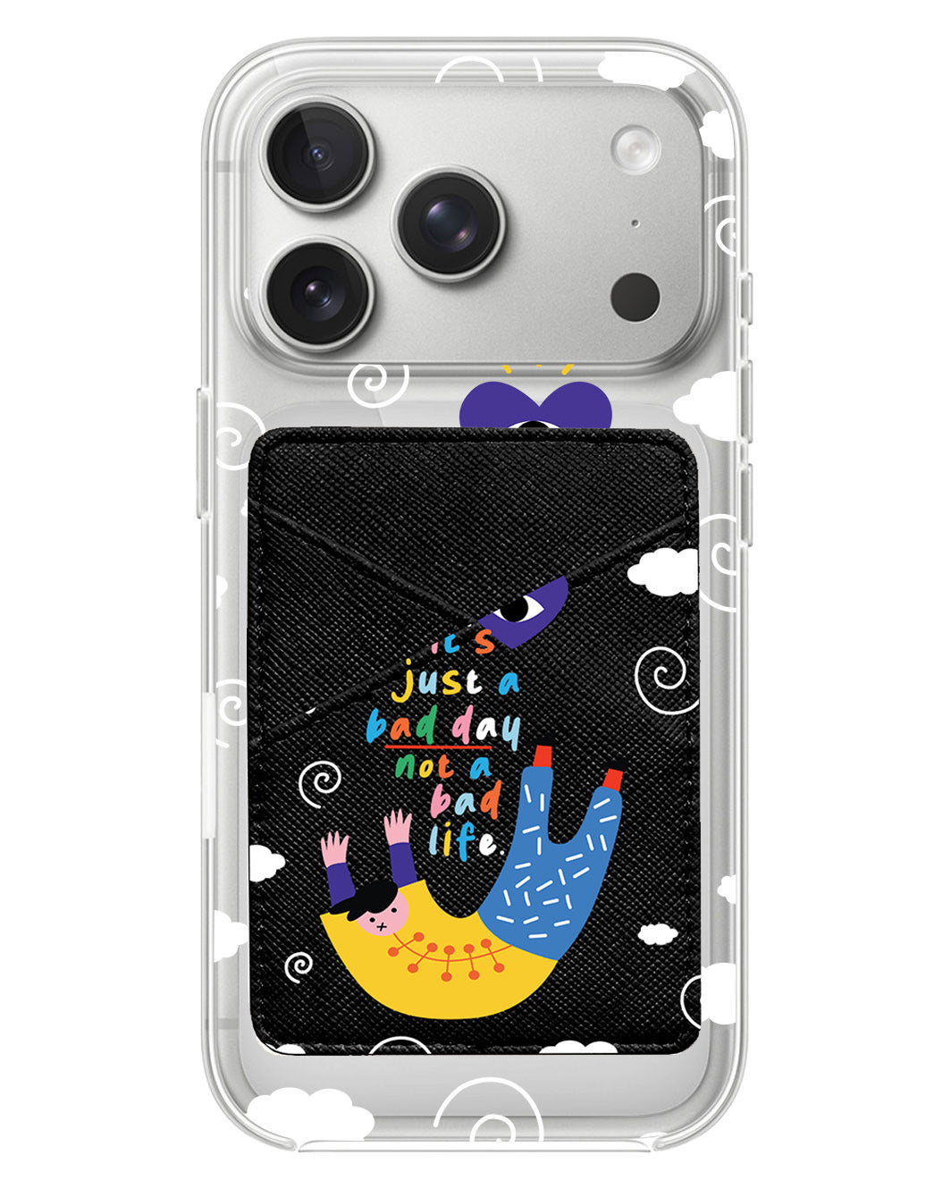 iPhone Phone Wallet Case - Bad Day