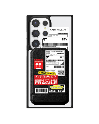 Android Magnetic Multifold Wallet - Shipping Label