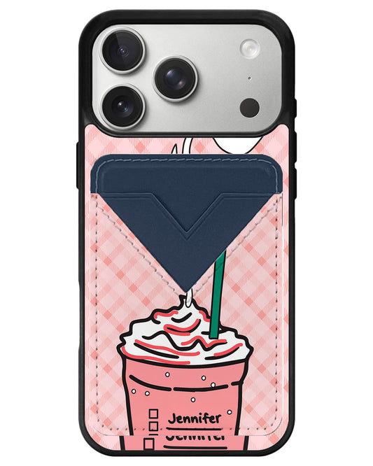 iPhone Avant Wallet Case - Frappe Rasberry