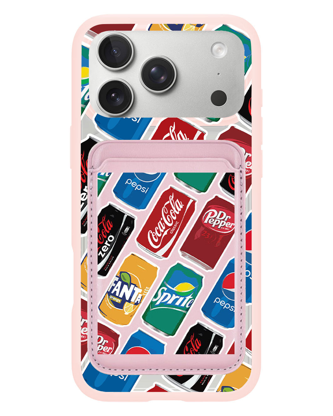 iPhone Magnetic Wallet Case - Soda pop