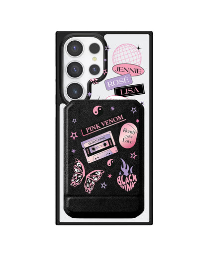 Android Magnetic Multifold Wallet - Blackpink Born Pink