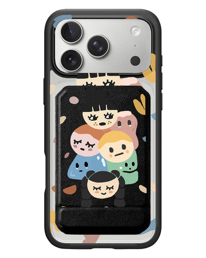 iPhone Magnetic Multifold Wallet - Doodle 1.0