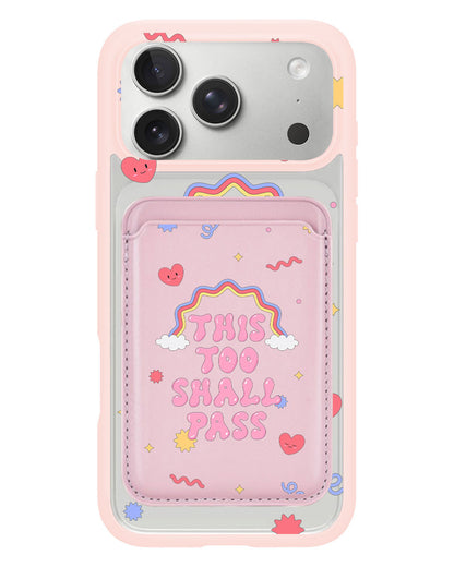 iPhone Magnetic Wallet Case - This Too Shall Pass