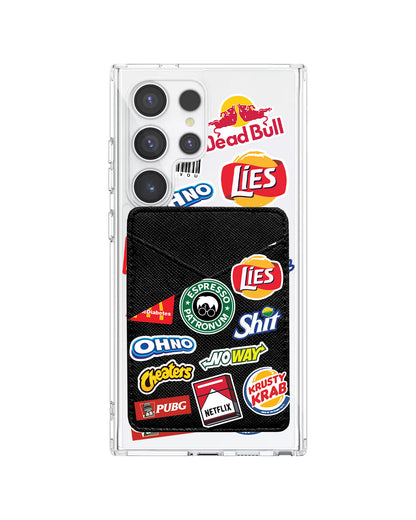Android Phone Wallet Case - Food Parody