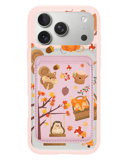 iPhone Magnetic Wallet Case - Autumn