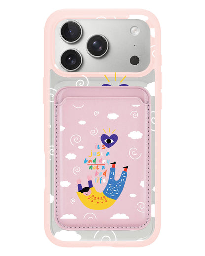 iPhone Magnetic Wallet Case - Bad Day