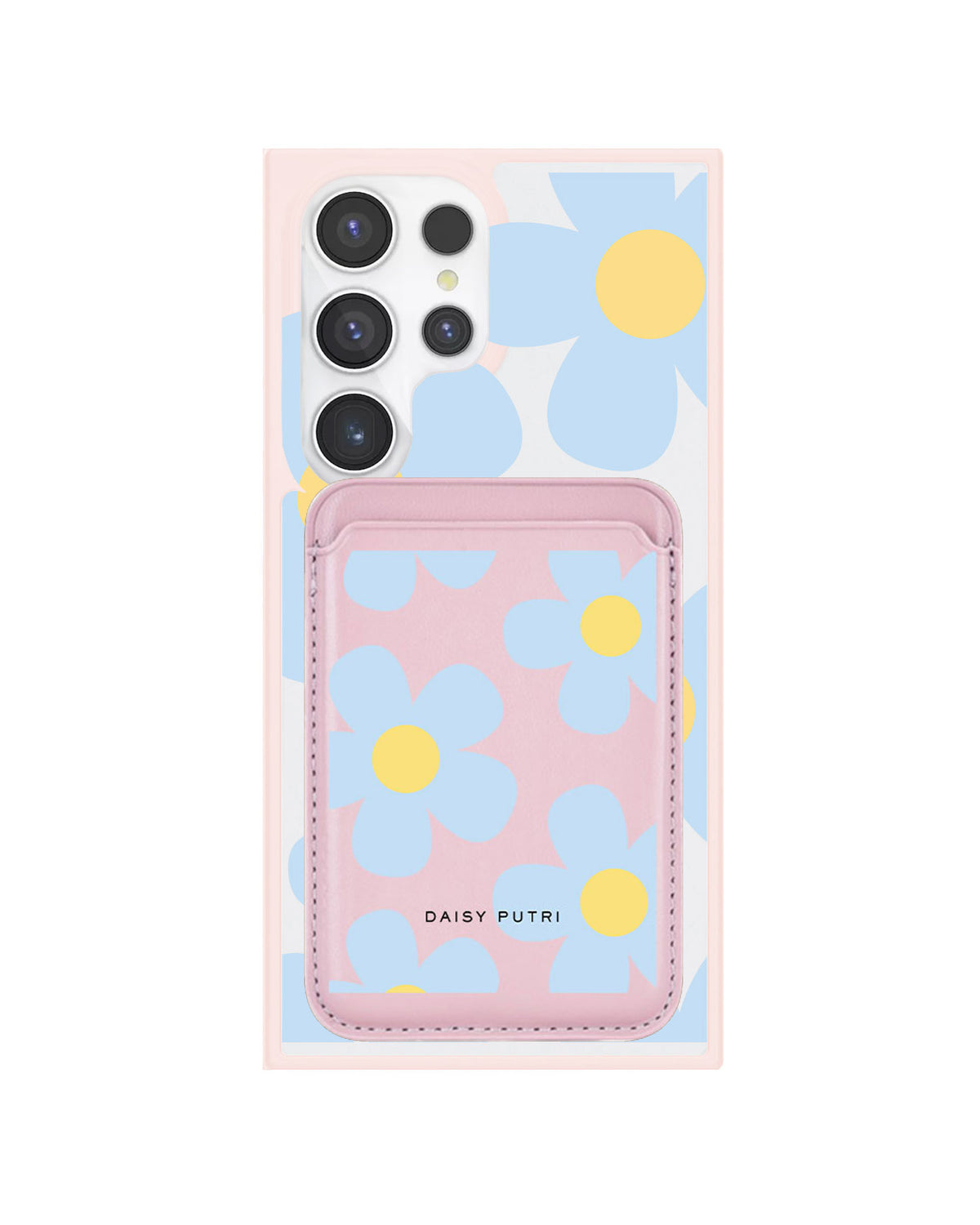 Android Magnetic Wallet Case - Daisy Garland