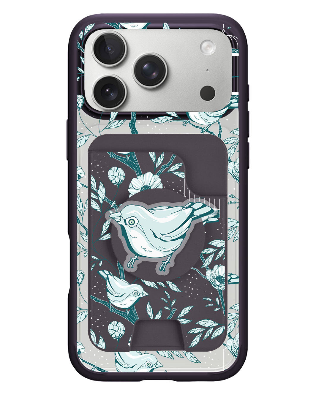 iPhone Magpop Wallet - Lovebird Monochrome 6.0
