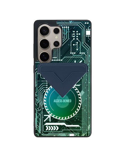 Android Avant Wallet Case - Circuit 2.0 Green