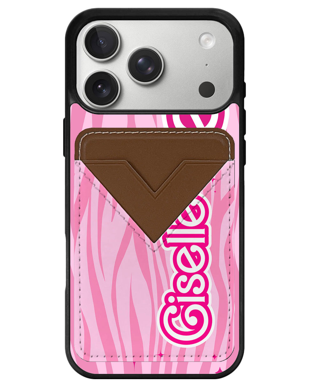 iPhone Avant Wallet Case - Barbie Zebra Pattern