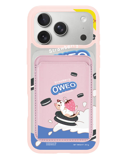 iPhone Magnetic Wallet Case - Oweo Cat