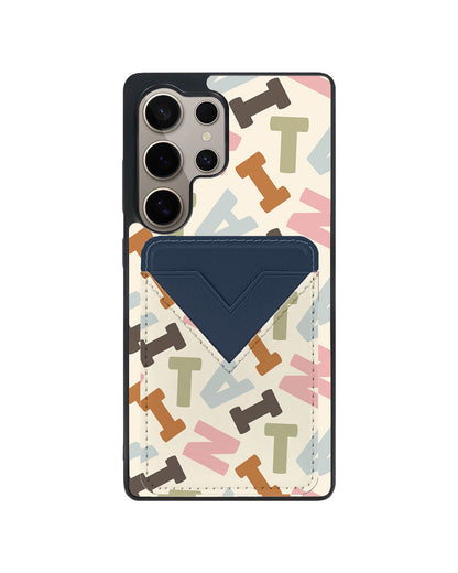 Android Avant Wallet Case - Scattered Monogram 4.0