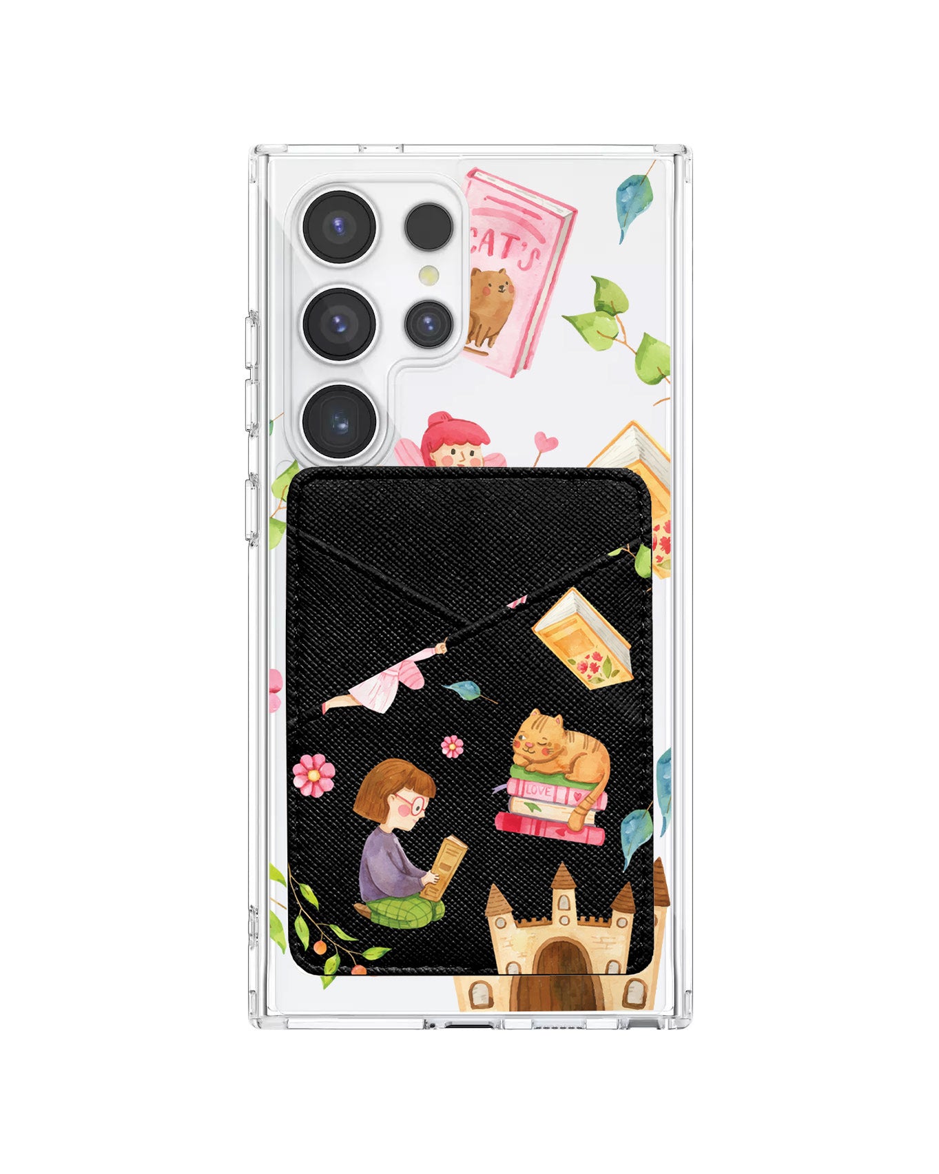 Android Phone Wallet Case - Fairy Cat