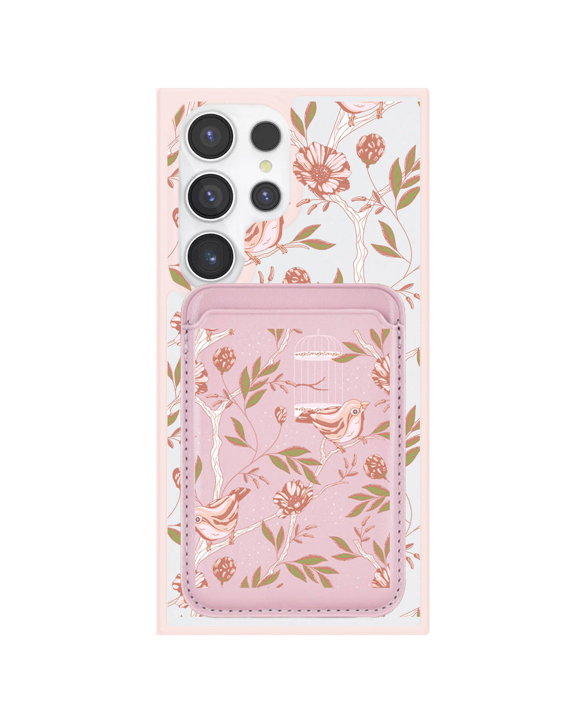 Android Magnetic Wallet Case - Lovebird 14.0