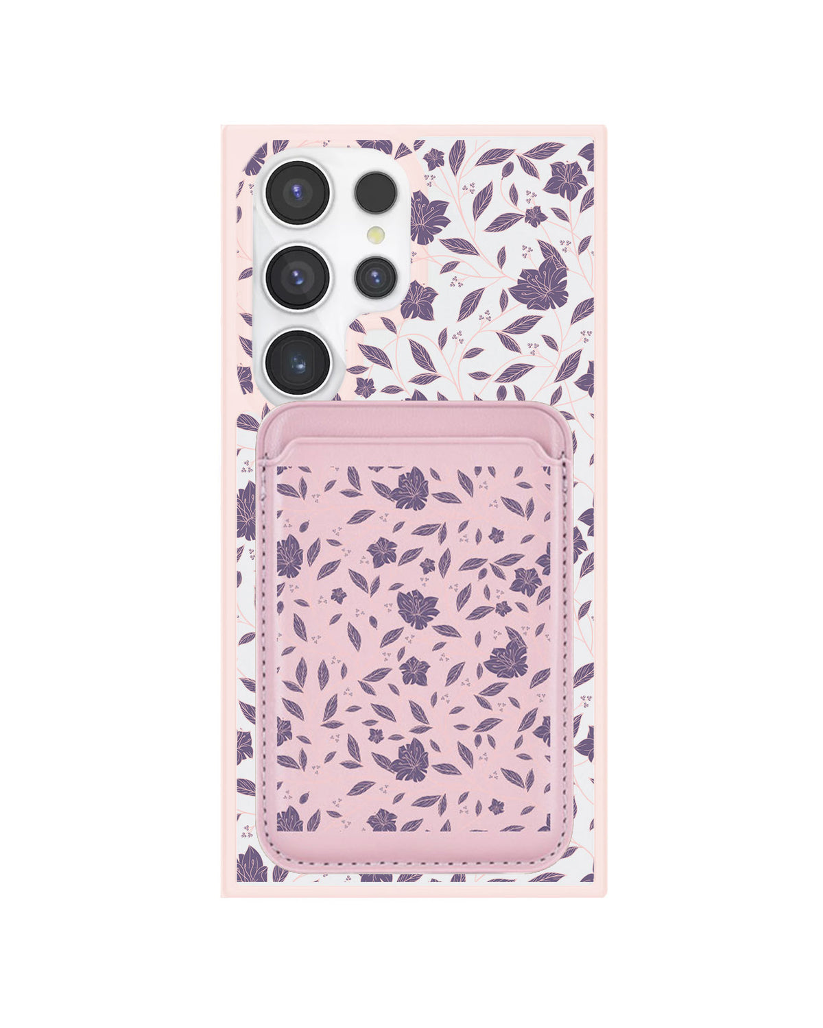 Android Magnetic Wallet Case - Sketchy Flower 4.0