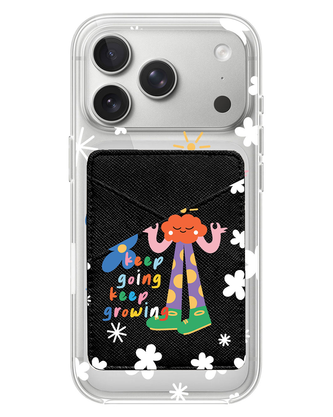 iPhone Phone Wallet Case - Keep Growing