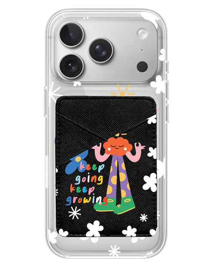 iPhone Phone Wallet Case - Keep Growing