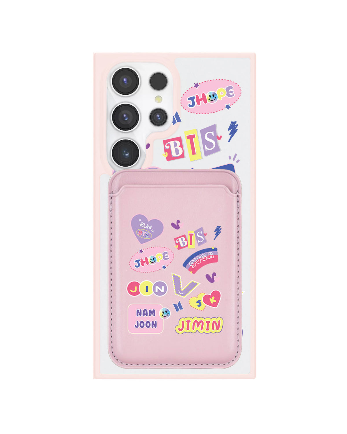 Android Magnetic Wallet Case - BTS Members
