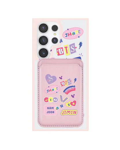 Android Magnetic Wallet Case - BTS Members