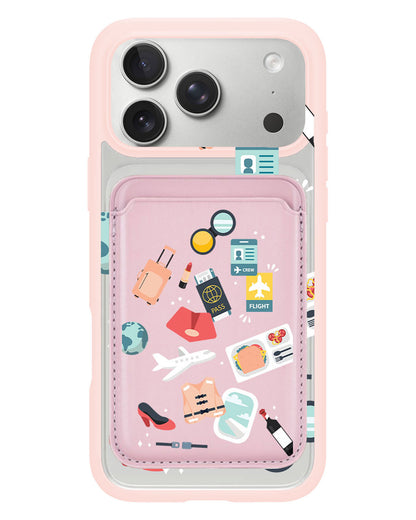 iPhone Magnetic Wallet Case - Stewardess